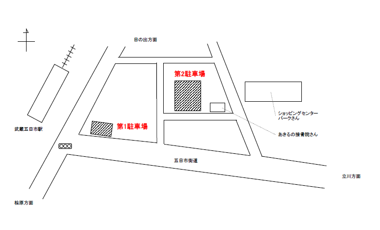 五日市駐車場　地図